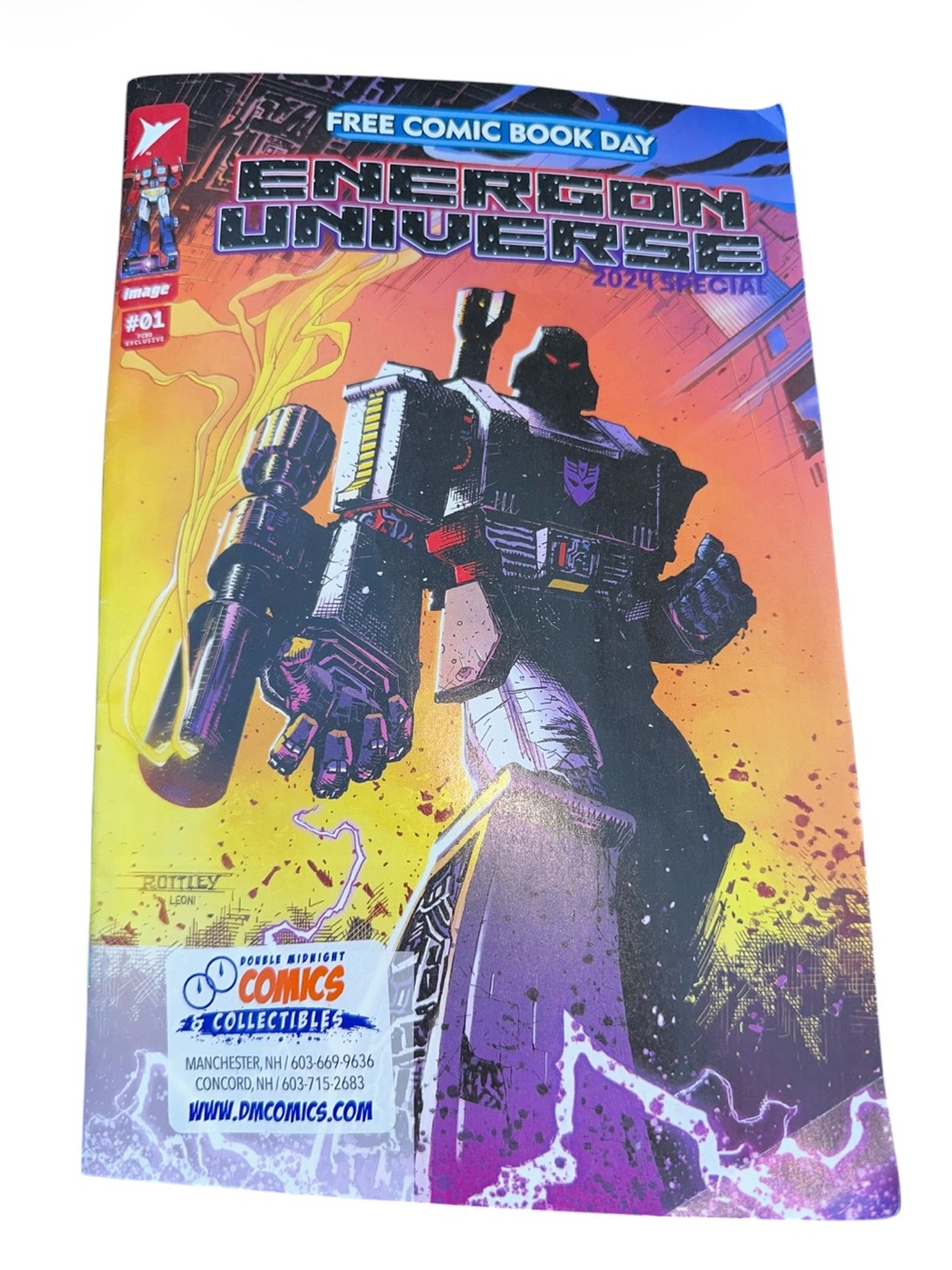 Energon Universe 2024 Free Comic Book Day - Colorful Transformers Cover